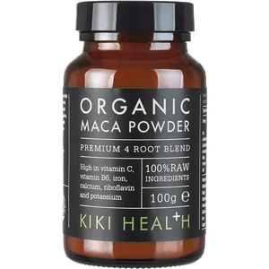 KIKI Health Organic Premium 4 Root Maca Powder, 100gr