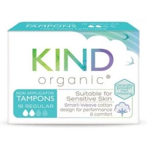 Kind Organic Non-Applicator Tampons - Medium - 18s