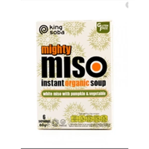 King Soba Mighty Miso Pumpkin & Vegetable Instant Soup - 60g