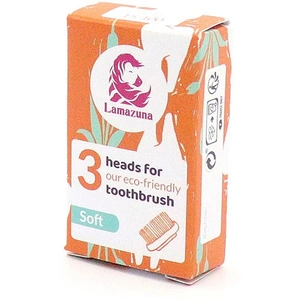 Lamazuna 3 Toothbrush Clip Head Refills - Soft each