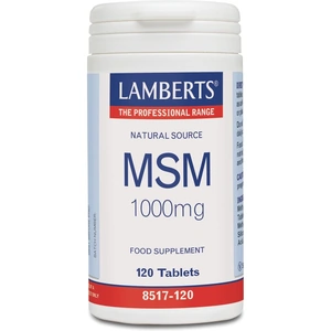 Lamberts MSM, 1000mg, 120Tabs