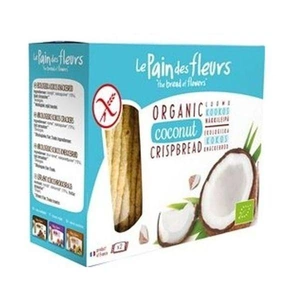 Le Pain Des Fleurs Organic Coconut Crispbread Gluten Free 125g