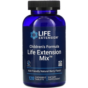 Life Extension Children's Formula Life Extension Mix, Natural Berry - 120 chewable tabs (Case of 1)