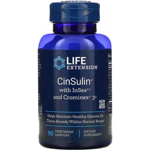 Life Extension CinSulin with InSea2 & Crominex 3+ - 90 vcaps (Case of 6)