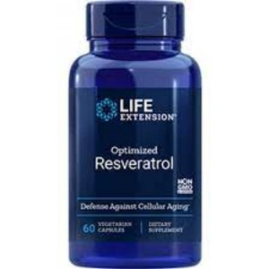 Life Extension Optimized Resveratrol - 60 Veggie Capsules (Case of 6)