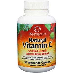 LifeStream Natural Vitamin C, 90 VCapsules