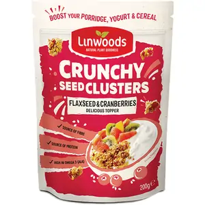 Linwoods Crunchy Seed Clusters Flaxseed & Cranberries (200g)
