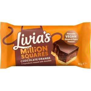 Livia's Chocolate Orange Raw Millionaire Bites Grab 'n' Go 60g