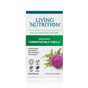Living Nutrition Organic Fermented Milk Thistle 60's