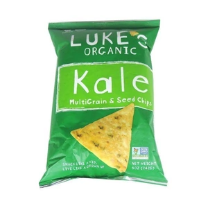 Lukes Organics Kale Multigrain & Seed Tortilla Chips 142g x 12