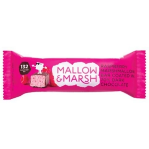 Mallow & Marsh Raspberry & Dark Chocolate Marshmallow Bar - 35g x 12
