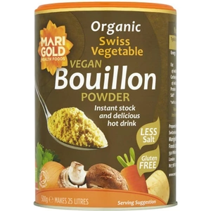 Marigold Gluten Organic Free Less Salt Vegetable Bouillon 500g (Case of 6)