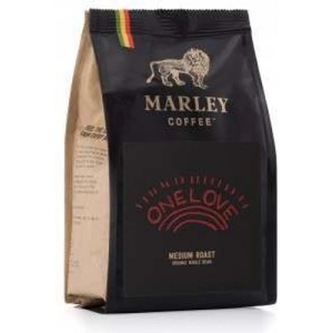 Marley Coffee One Love Medium Roast Whole Bean Coffee - 227g (Case of 6)