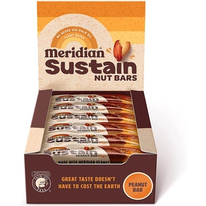 Meridian Foods - No Gm Soya Us Meridian Sustain Vegan Peanut Bars (40g x 18)