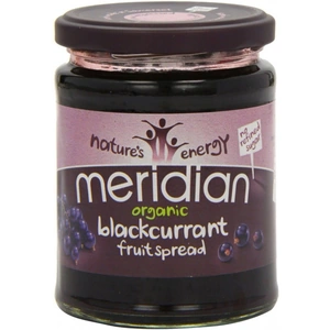 Meridian Organic Blackcurrant Fruit Spread 284g (Case of 6 )