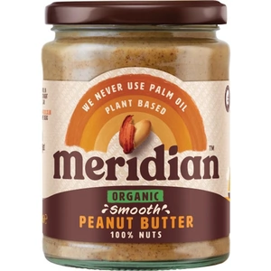 Meridian Org Peanut Butter Smooth 100% 470g (Case of 6)