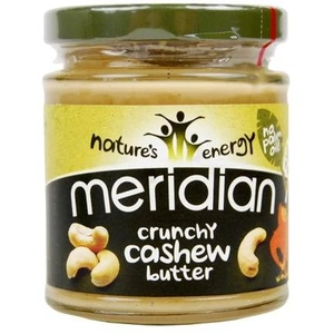 Meridian Natural Crunchy Cashew Butter 170g (Case of 6 )