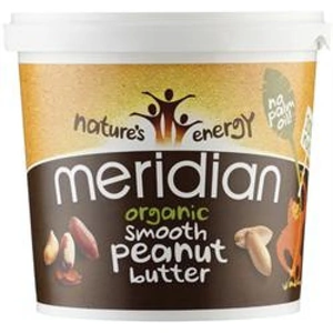 Meridian Organic Smooth Peanut Butter 1kg (Case of 6 )