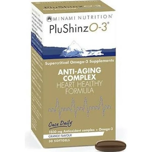 Minami Nutrition PluShinzO-3 Anti Aging 30 Capsules
