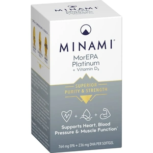 Minami Nutrition MorEPA Platinum+ Vitamin D3 (60 Capsules)