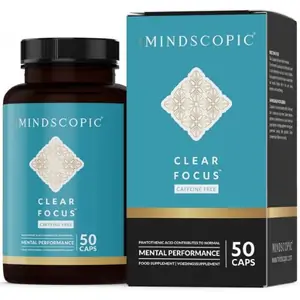 Mindscopic Clear Focus Caffeine Free 50's