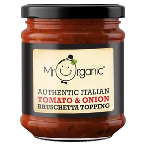 Mr Organic Organic Tomato & Onion Bruschetta Topping 200g