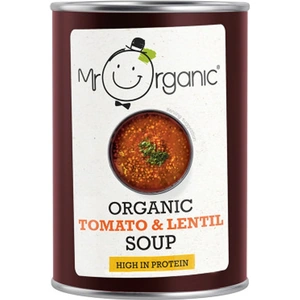 Mr Organic Mr Organic Tomato & Lentil Soup 400g (Case of 12)
