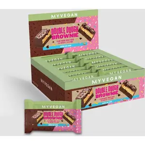 Myvegan Vegan Double Dough Brownie (12 Pack) - Birthday Cake