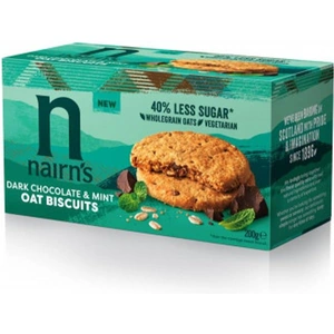 Nairns Chocolate and Mint Oat Biscuits 200g (Case of 10)