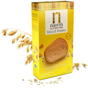 Nairns Gluten Free Biscuit Breaks Stem Ginger 160g (Case of 12)