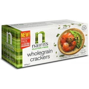 Nairns Gluten Free Wholegrain Cracker 160g (Case of 8)