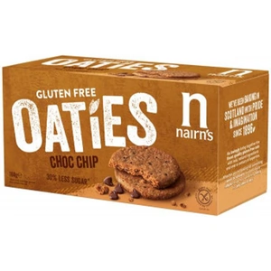 Nairns Gluten Free Oaties Chocolate Chip 160g (Case of 8)