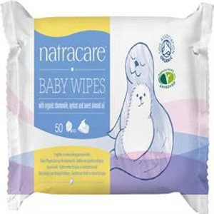Natracare Organic Baby Wipes x 50