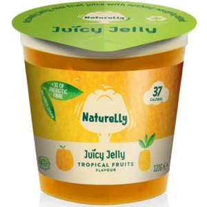 Naturelly Jelly Pot & Prebiotic Fibre - Tropical Fruit - 120g x 12