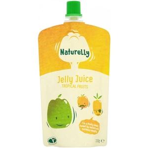Naturelly Jelly Gelatine Free Juicy Jelly Tropical Fruits 100g (Case of 12)