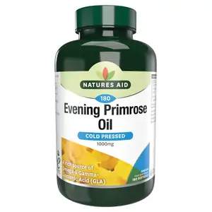 Natures Aid Evening Primrose Oil Cold Pressed 1000mg - 180's