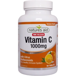 Natures Aid Vitamin C 1000mg Time Release, 300mg, 90 Tablets
