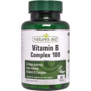 Natures Aid Mega Potency Vitamin B Complex, 60 Tablets