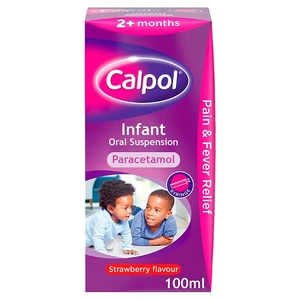 Nature's Best Calpol Infant Suspension Strawberry Flavour 100Ml