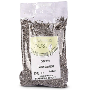 Nature's Best Chia Seeds (Salvia Hispanica), A Source Of Omega 3, Fibre & Protein 250G