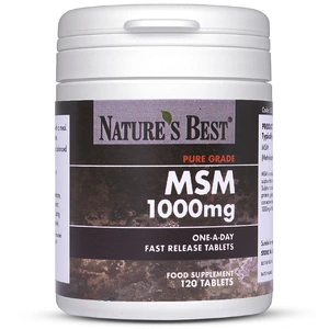 Nature's Best Msm 1000Mg, Fast Release Tablets 120 Tablets