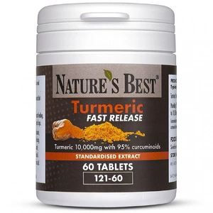 Nature's Best Turmeric 10,000Mg, Fast Release Formula 120 Tablets