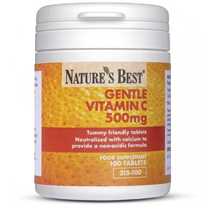 Nature's Best Gentle Vitamin C 500Mg, High Strength, Nonacidic Formula 100 Tablets