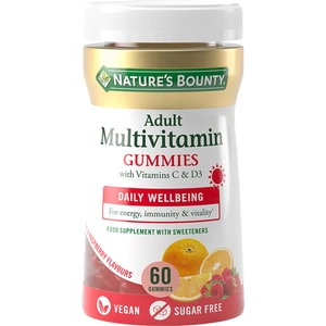 Natures Bounty Nature's Bounty Adult Multivitamin Gummies with Vitamin C & D3, 60 Gummies