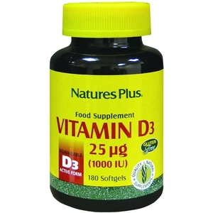 Natures Plus Nature's Plus Vitamin D, 1000iu, 180 SoftGels