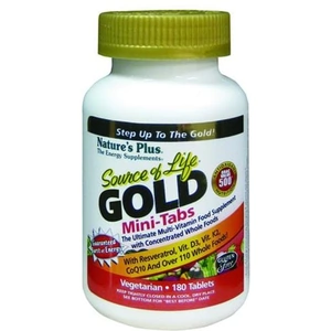 Natures Plus Nature's Plus Source of Life Gold Mini, 180 Tablets