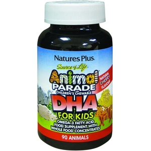 Natures Plus Nature's Plus Animal Parade DHA for Kids, Cherry, 90 Chewables