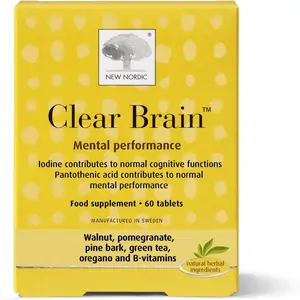 New Nordic Clear Brain, 60 Tablets