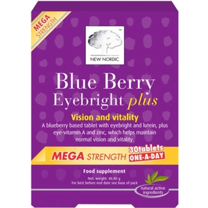 New Nordic Blueberry Mega OAD for vision & Vitality 30 Tablets