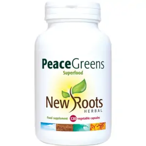 New Roots Herbal Peace Greens 120's